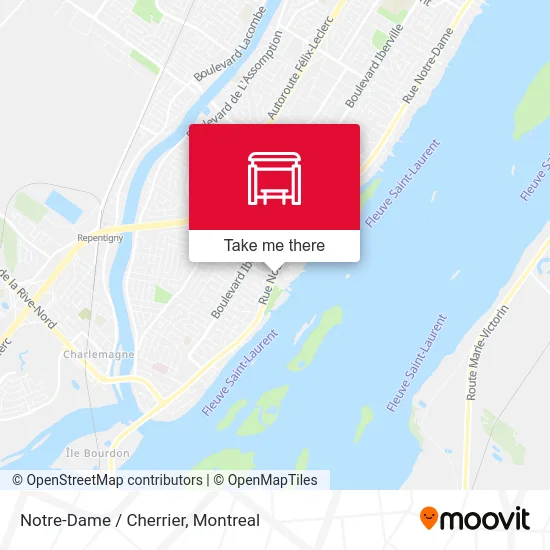 Notre-Dame / Cherrier map