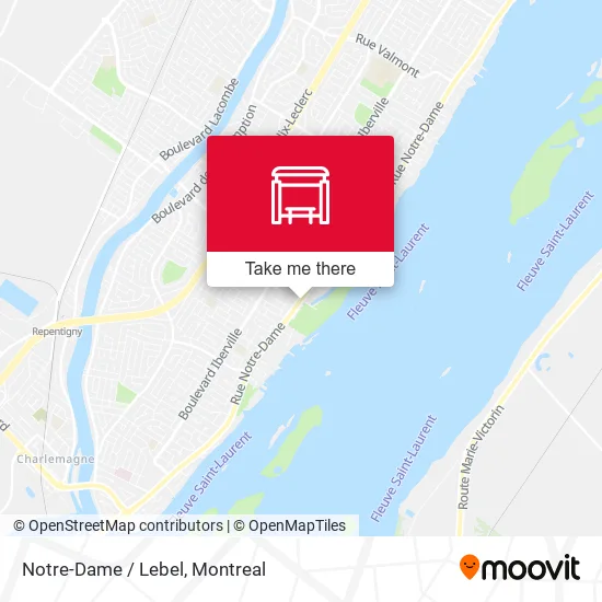 Notre-Dame / Lebel map