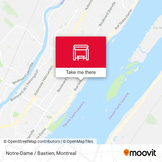 Notre-Dame / Bastien map