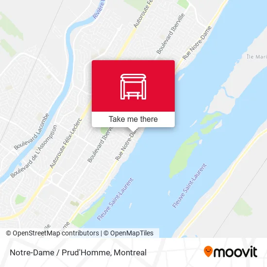 Notre-Dame / Prud'Homme map