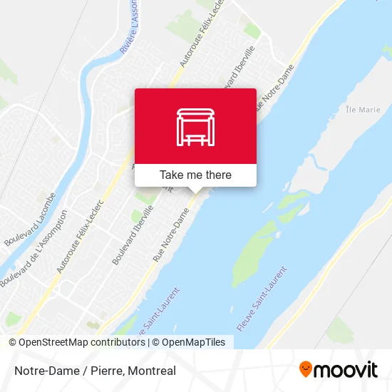 Notre-Dame / Pierre map