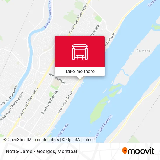 Notre-Dame / Georges map