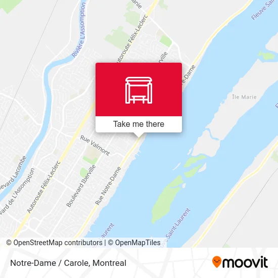 Notre-Dame / Carole map