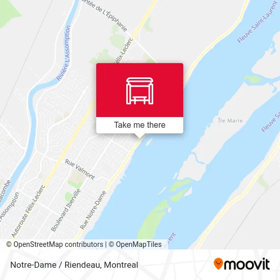 Notre-Dame / Riendeau map
