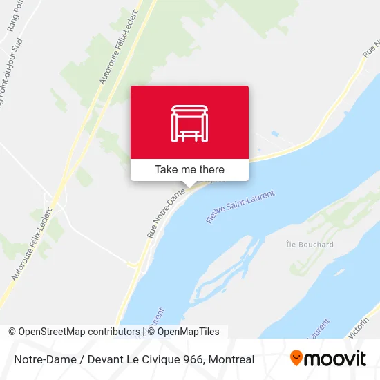 Notre-Dame / Devant Le Civique 966 map