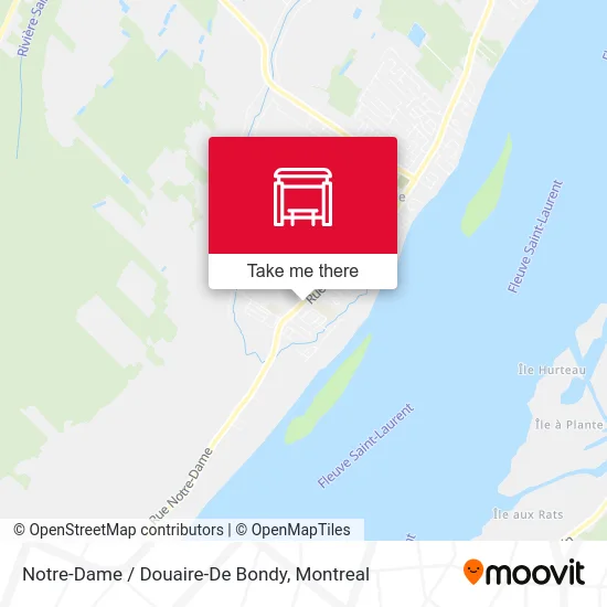 Notre-Dame / Douaire-De Bondy map