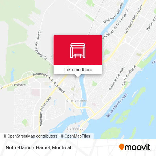 Notre-Dame / Hamel map