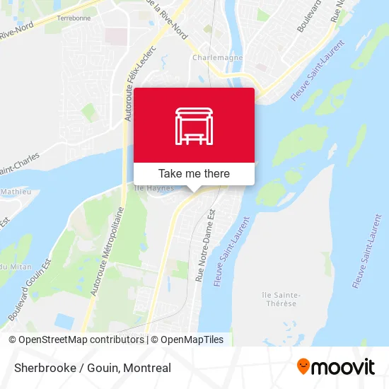Sherbrooke / Gouin map
