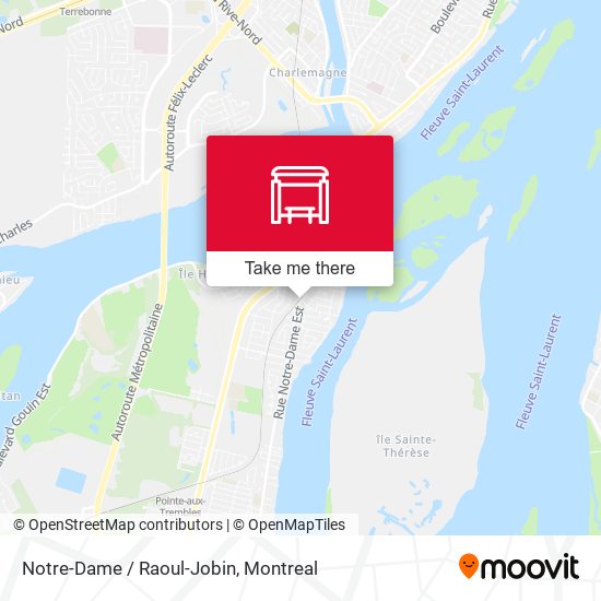 Notre-Dame / Raoul-Jobin map