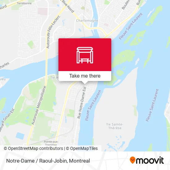 Notre-Dame / Raoul-Jobin map
