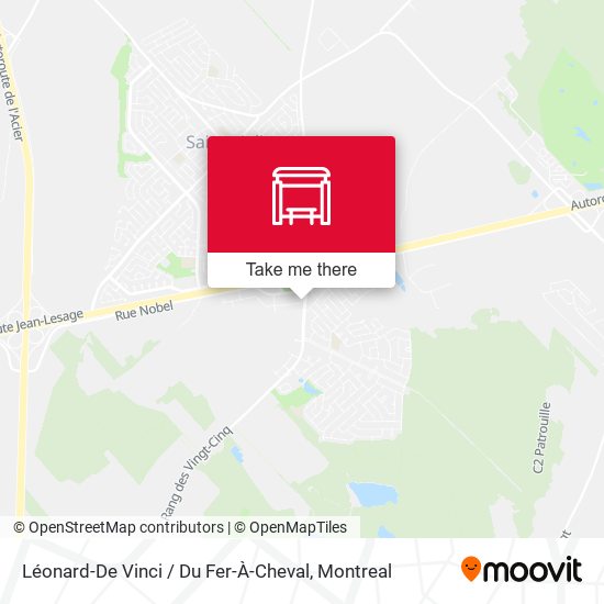 Léonard-De Vinci / Du Fer-À-Cheval map