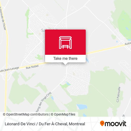 Léonard-De Vinci / Du Fer-À-Cheval map
