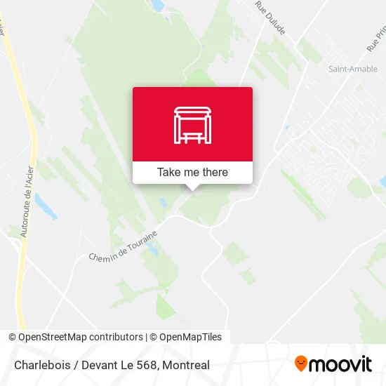 Charlebois / Devant Le 568 map