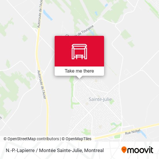 N.-P.-Lapierre / Montée Sainte-Julie map