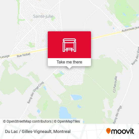 Du Lac / Gilles-Vigneault map
