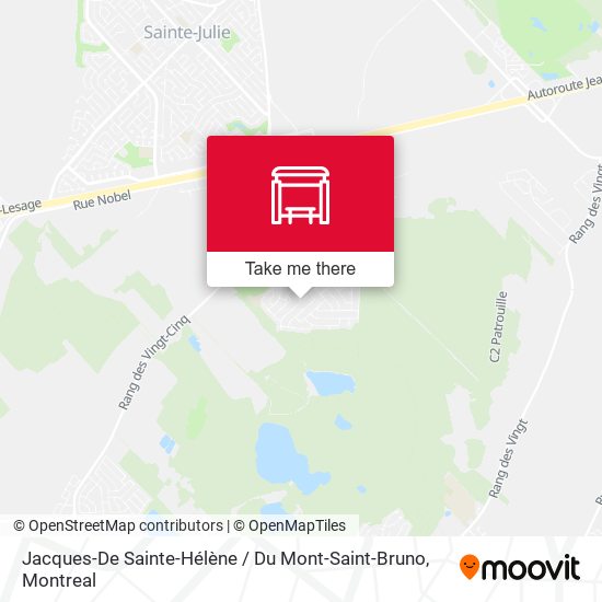 Jacques-De Sainte-Hélène / Du Mont-Saint-Bruno map