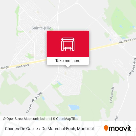 Charles-De Gaulle / Du Maréchal-Foch map
