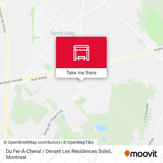 Du Fer-À-Cheval / Devant Les Résidences Soleil map