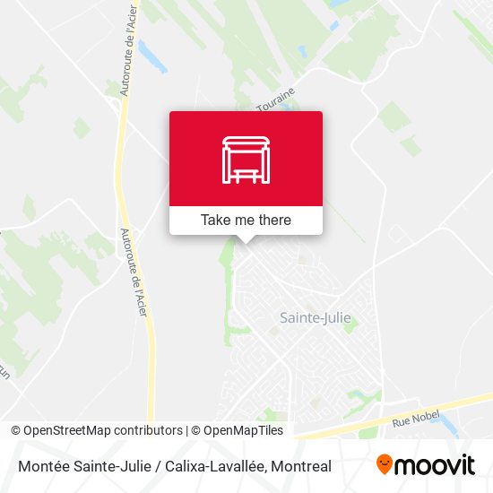 Montée Sainte-Julie / Calixa-Lavallée map