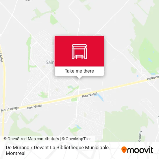 De Murano / Devant La Bibliothèque Municipale map