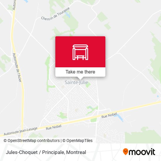 Jules-Choquet / Principale map