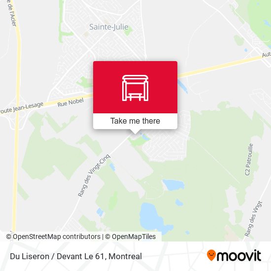Du Liseron / Devant Le 61 map