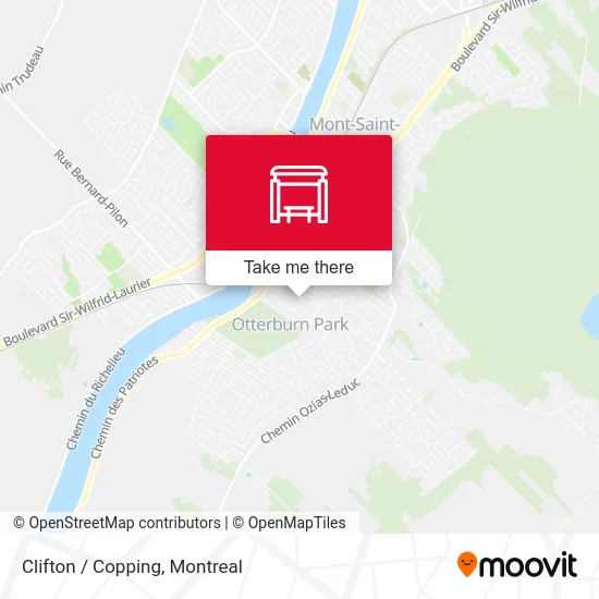 Clifton / Copping map