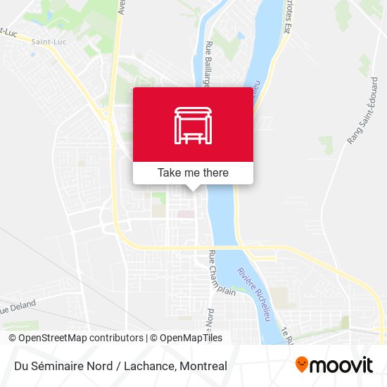 Du Séminaire Nord / Lachance map