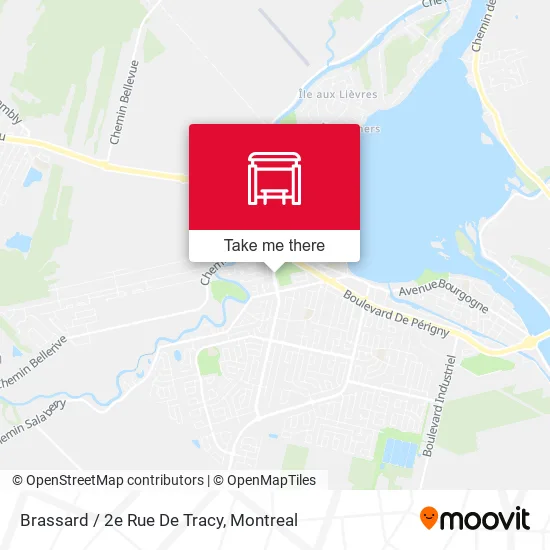 Brassard / 2e Rue De Tracy map