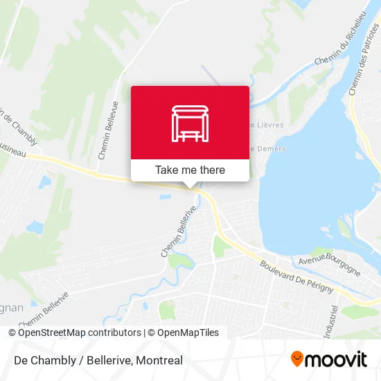 De Chambly / Bellerive map