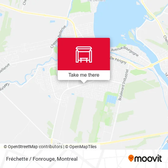 Fréchette / Fonrouge map