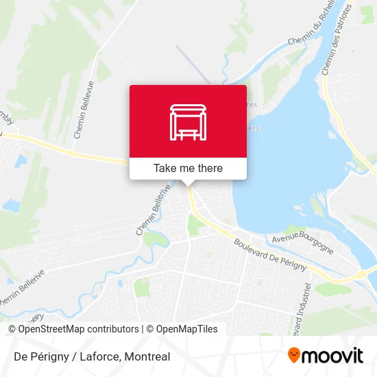 De Périgny / Laforce map