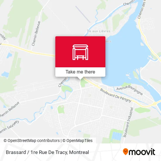 Brassard / 1re Rue De Tracy map