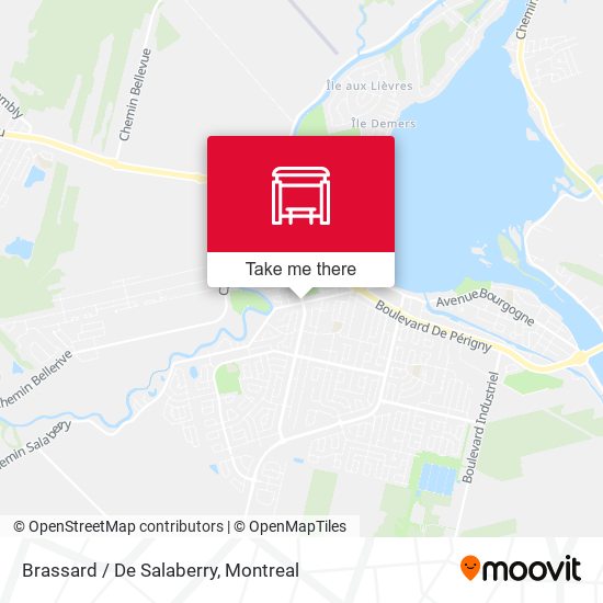 Brassard / De Salaberry map