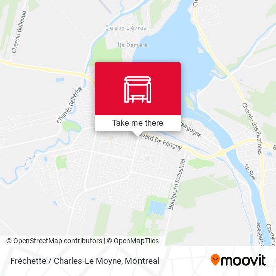Fréchette / Charles-Le Moyne map
