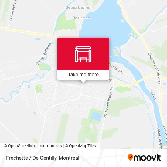 Fréchette / De Gentilly map