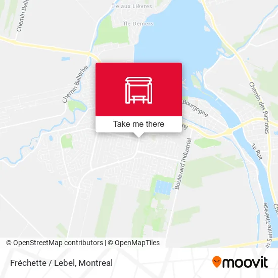 Fréchette / Lebel map