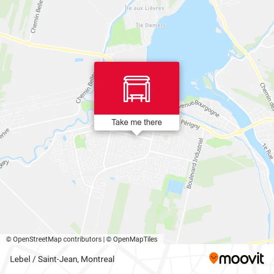 Lebel / Saint-Jean map