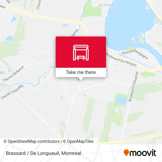 Brassard / De Longueuil map