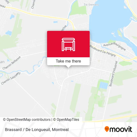 Brassard / De Longueuil map