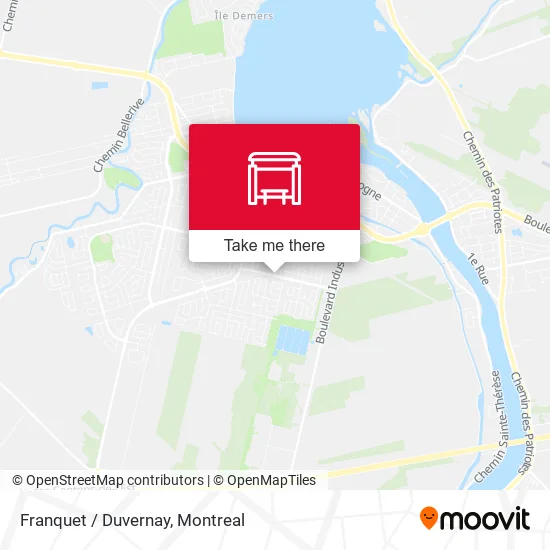 Franquet / Duvernay map