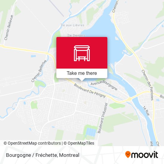 Bourgogne / Fréchette map