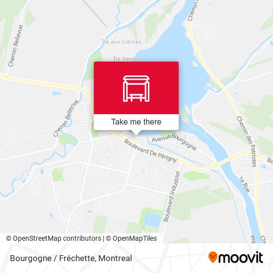 Bourgogne / Fréchette map