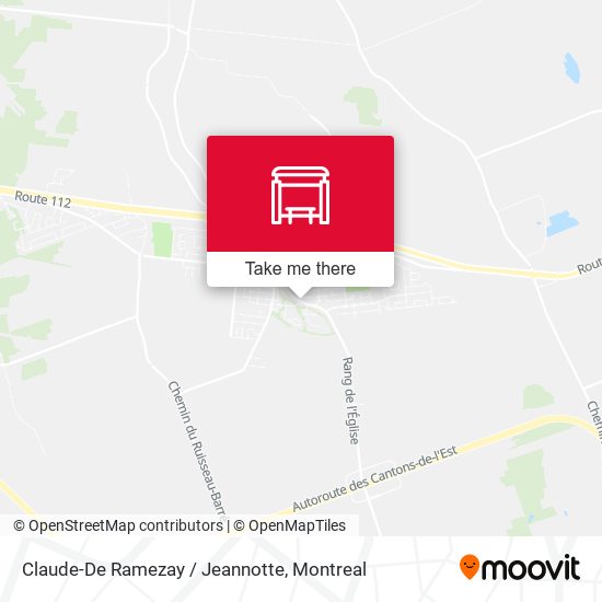 Claude-De Ramezay / Jeannotte map