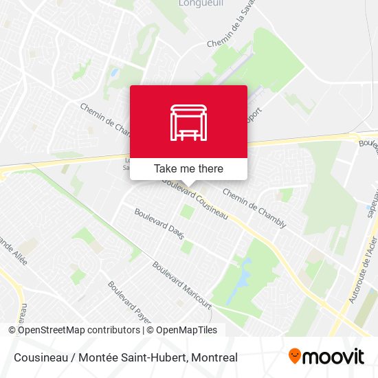 Cousineau / Montée Saint-Hubert map