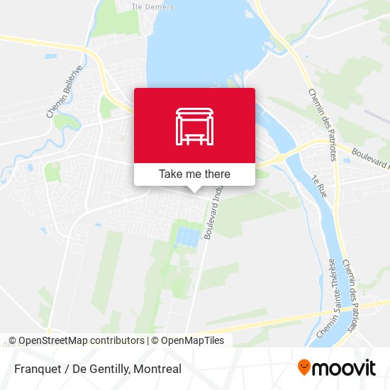 Franquet / De Gentilly map