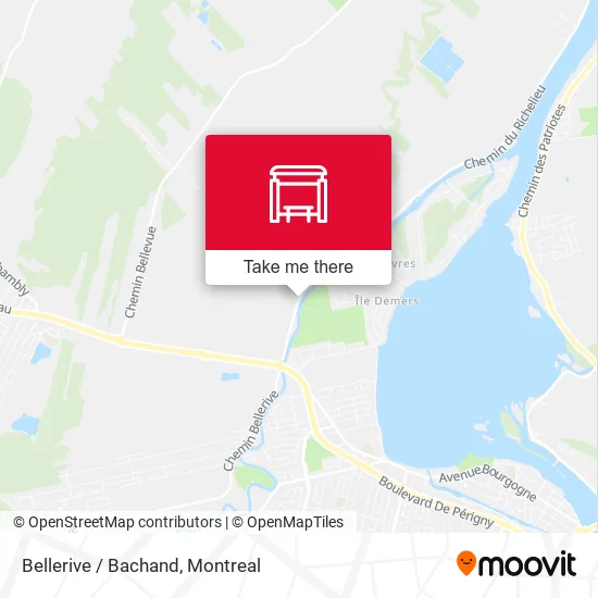 Bellerive / Bachand map