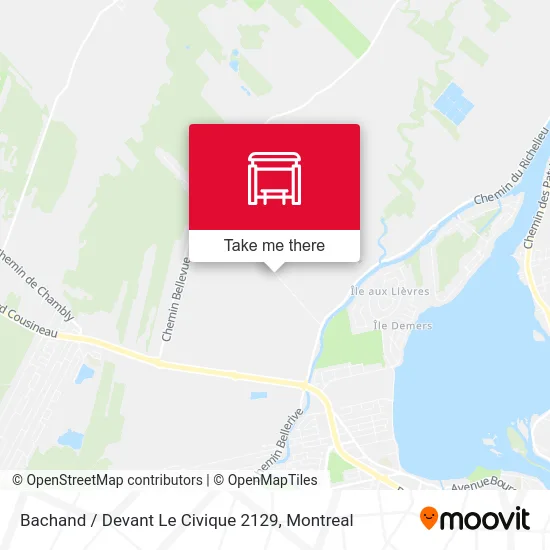 Bachand / Devant Le Civique 2129 map