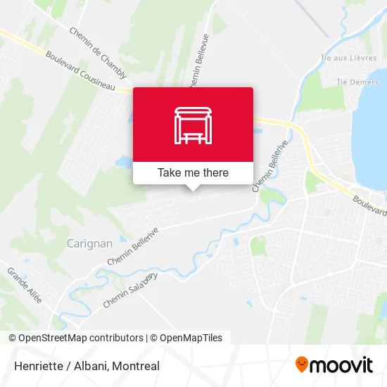 Henriette / Albani map