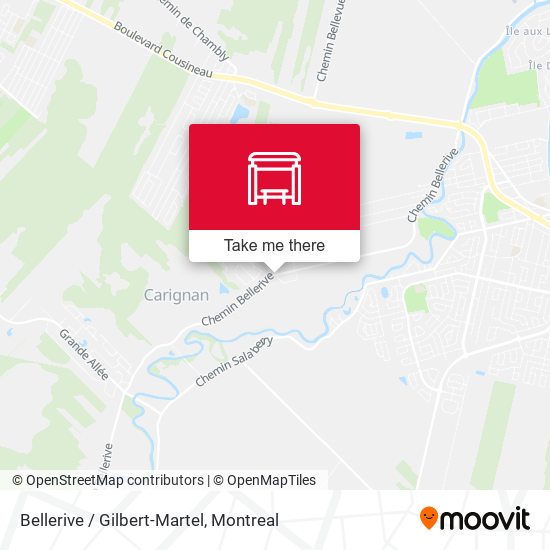 Bellerive / Gilbert-Martel map